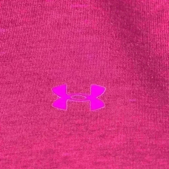 Under Armor Sweatshirt Women’s Large Pink Loose Fit - Picture 4 of 8